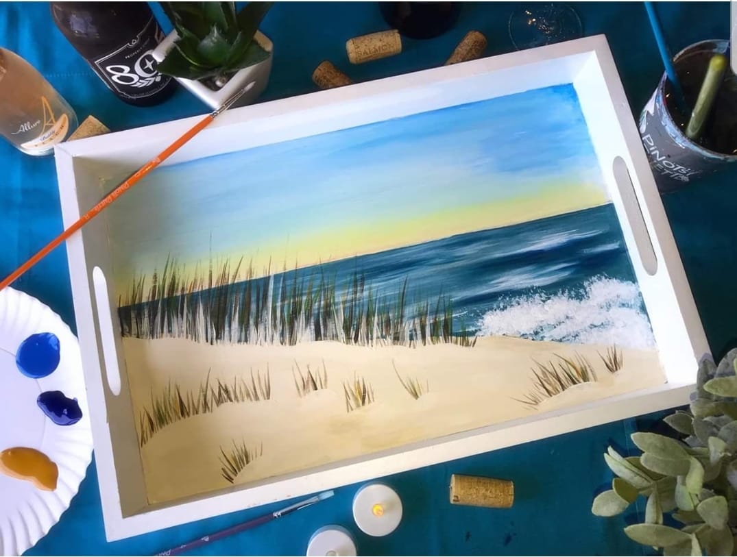 TEA TRAY PAINTING! IN STUDIO EVENT ! 😍 LIMITED SEATNG - BOOK EARLY!